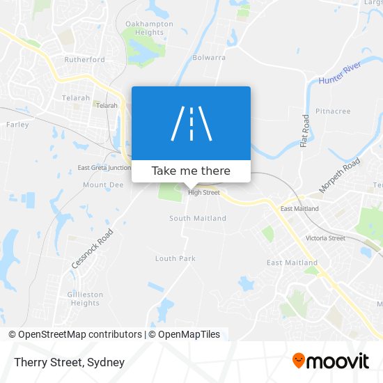 Therry Street map