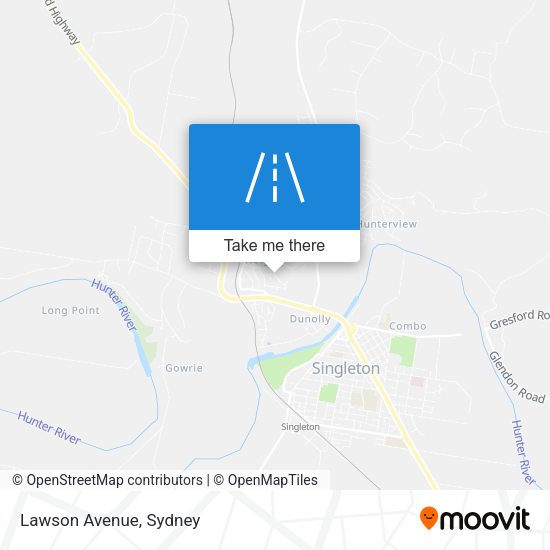 Lawson Avenue map