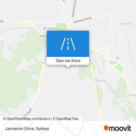 Jamieson Drive map