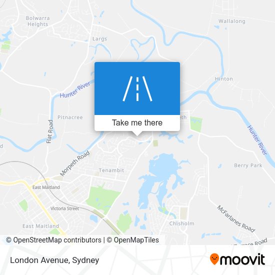 London Avenue map