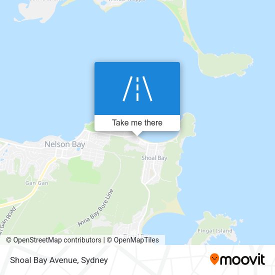 Shoal Bay Avenue map