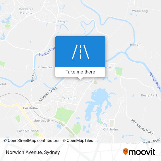 Norwich Avenue map