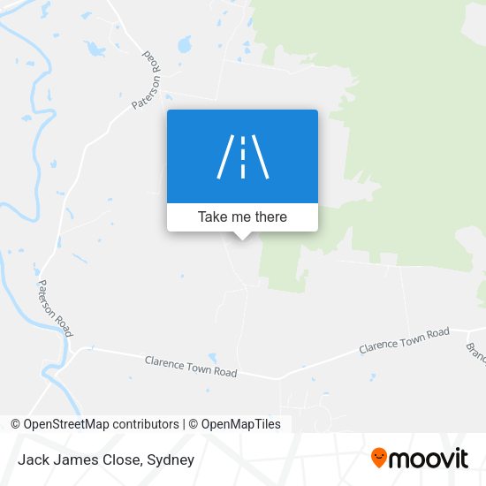 Jack James Close map