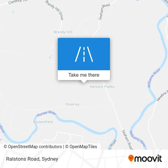 Mapa Ralstons Road