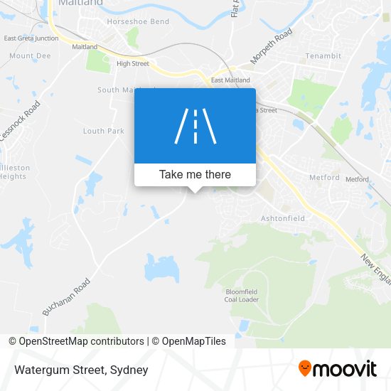 Watergum Street map