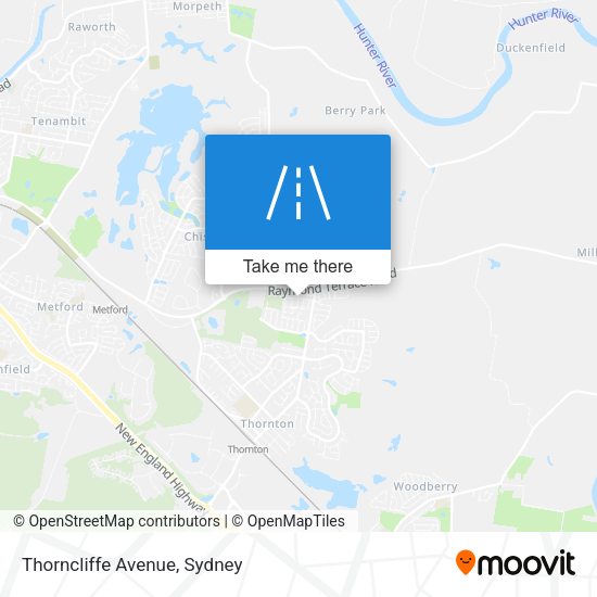 Thorncliffe Avenue map
