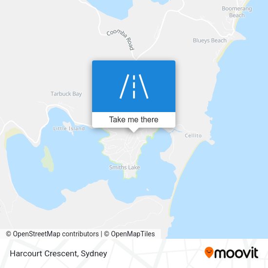 Harcourt Crescent map