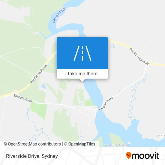 Mapa Riverside Drive