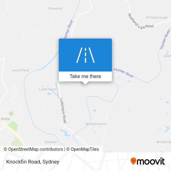 Knockfin Road map