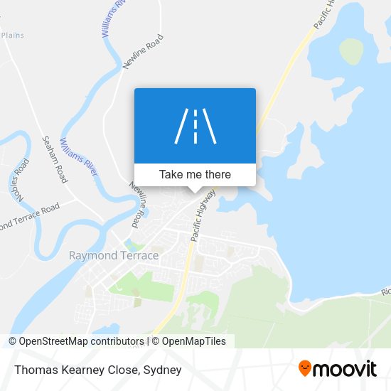Thomas Kearney Close map