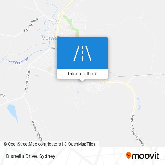 Dianella Drive map