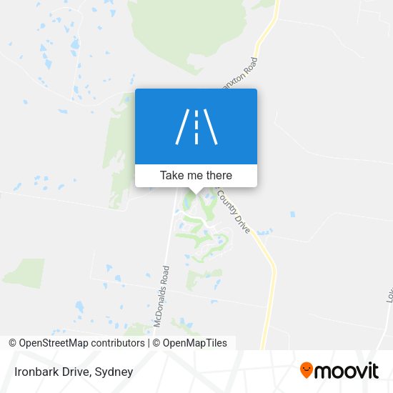 Ironbark Drive map