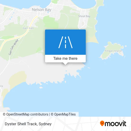 Mapa Dyster Shell Track