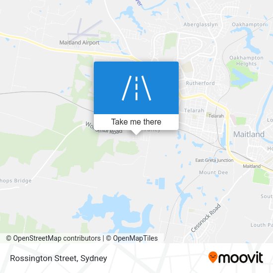 Rossington Street map