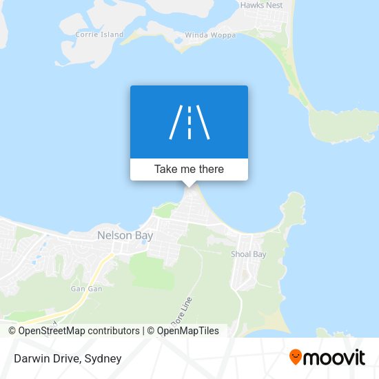 Darwin Drive map