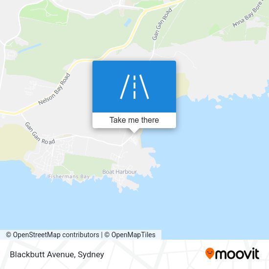 Blackbutt Avenue map