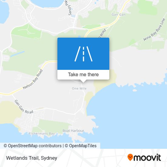 Wetlands Trail map