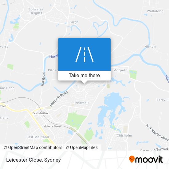 Leicester Close map