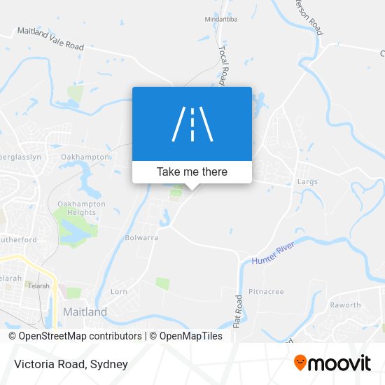 Victoria Road map