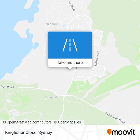 Kingfisher Close map