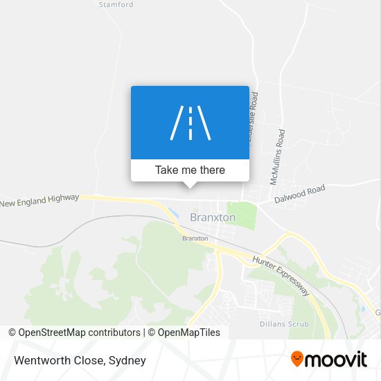 Wentworth Close map