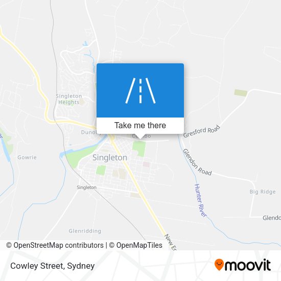 Cowley Street map