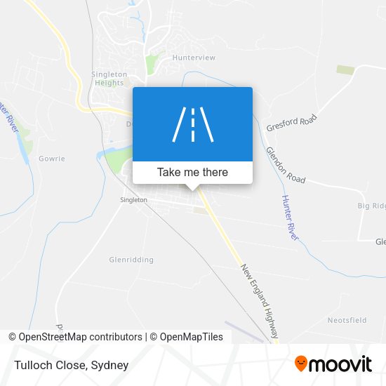 Tulloch Close map
