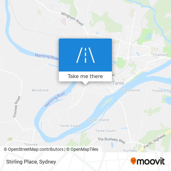 Stirling Place map