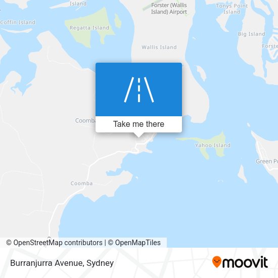 Burranjurra Avenue map