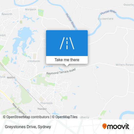 Greystones Drive map