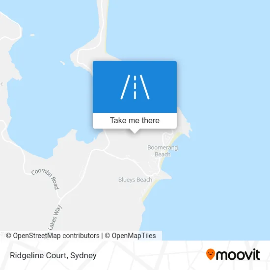 Mapa Ridgeline Court