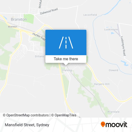 Mansfield Street map