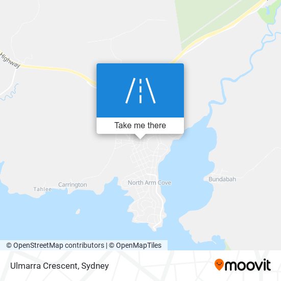 Ulmarra Crescent map