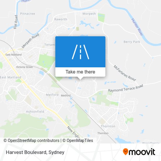 Harvest Boulevard map