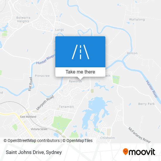 Saint Johns Drive map