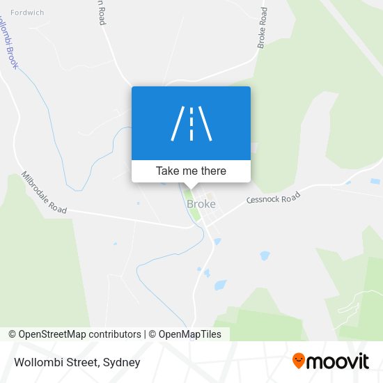 Wollombi Street map