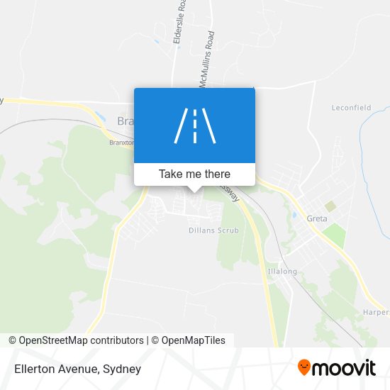 Ellerton Avenue map