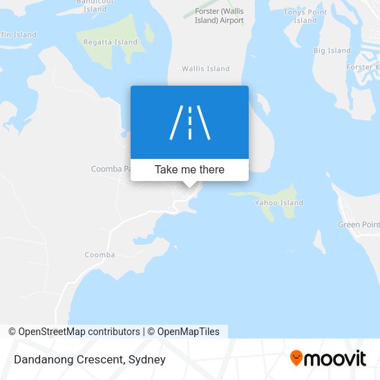 Dandanong Crescent map