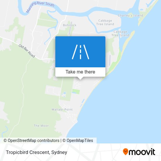 Tropicbird Crescent map