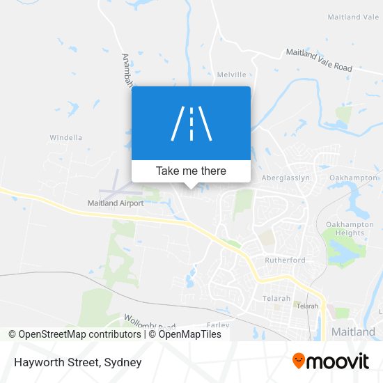 Hayworth Street map