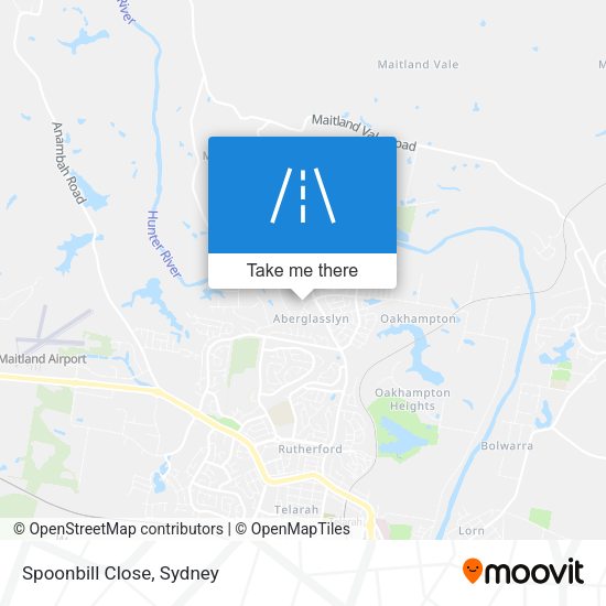 Spoonbill Close map
