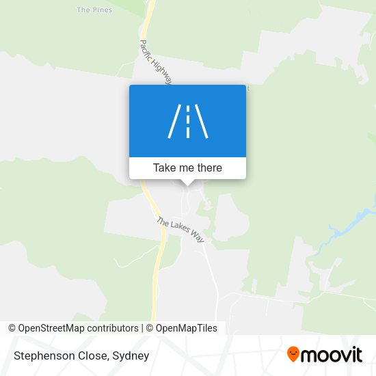 Stephenson Close map