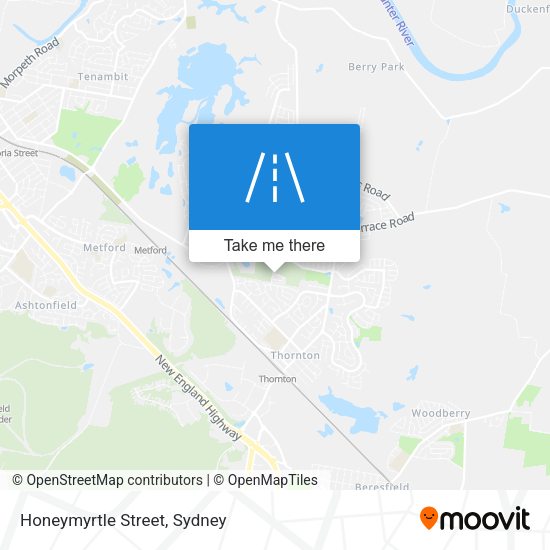 Honeymyrtle Street map