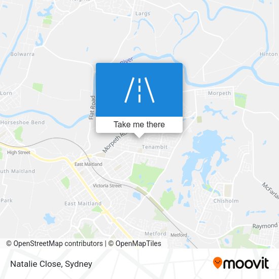 Natalie Close map