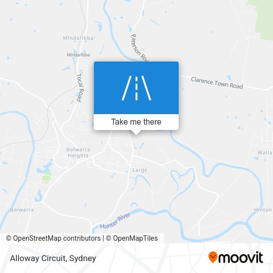Alloway Circuit map