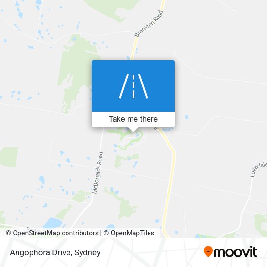 Angophora Drive map