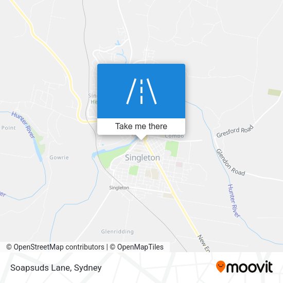 Soapsuds Lane map
