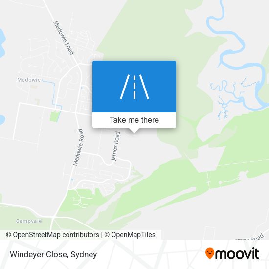 Windeyer Close map