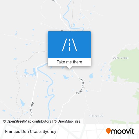 Frances Dun Close map