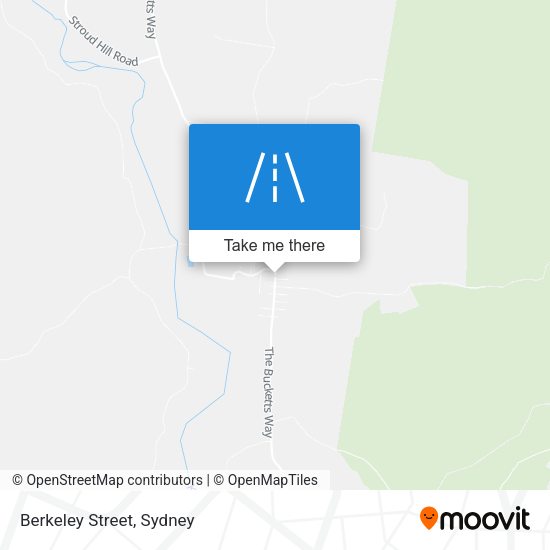 Berkeley Street map